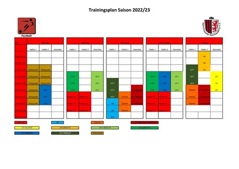 Trainingsplan Fu Ball Djk Sportfreunde Reichenberg