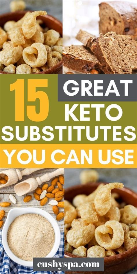 15 Keto Substitutes Low Carb Food Swaps Food Low Carb Recipes Food