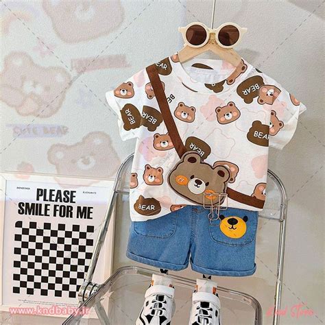 تیشرت و شلوارک جین🐻BEAR