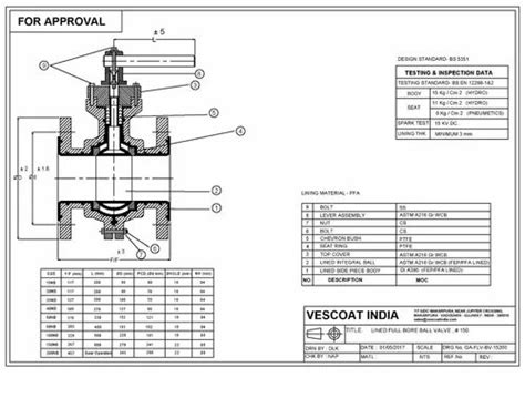 Di Wcb Ss Ss Ms Ptfe Lined Ball Valves For Industrial