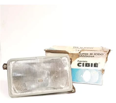 Farol Santana 84 90 Cg Cl Cs Lente Cibie Bi Iodo Original Vw