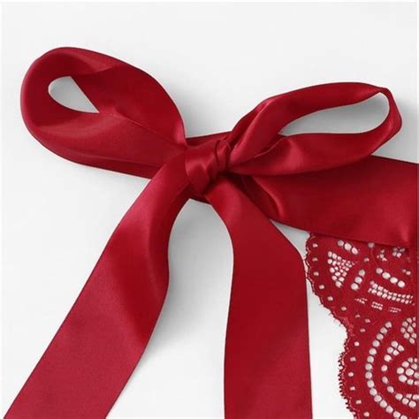 Jumada S Verleidelijk Kanten Lingerie Setje Niet Voorgevormde Bh Brazilian Slip Rood Bol