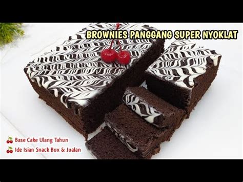 Resep Brownies Panggang Super Nyoklat Lembut Dan Moist Bangetbisa