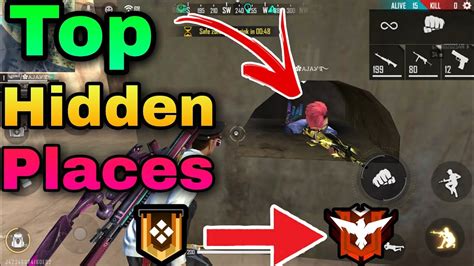 Top Hiding Place In Free Fire Top New Secret Hiding Place New Top