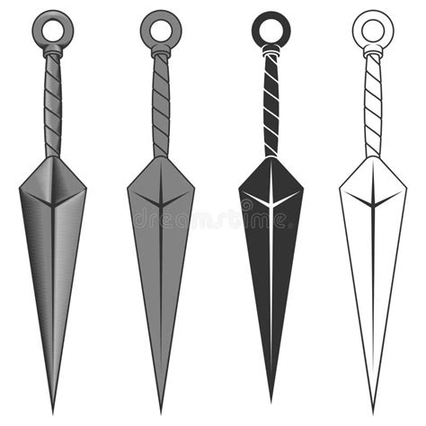 Kunai Stock Illustrations – 446 Kunai Stock Illustrations, Vectors ...