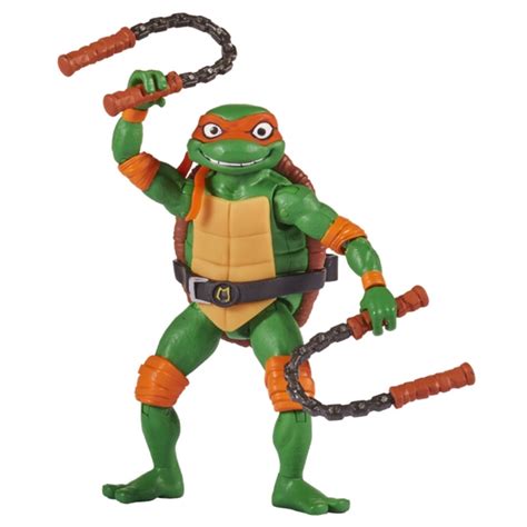 Tortues Ninja Figurine Articul E Michelangelo Cm Smyths Toys France