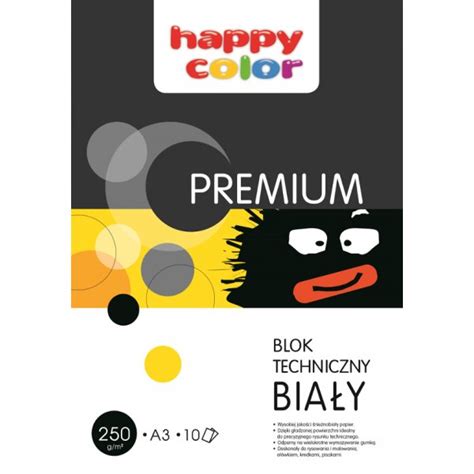 Happy Color Blok Techniczny Bia Y A Arkuszy Happy Color Sklep