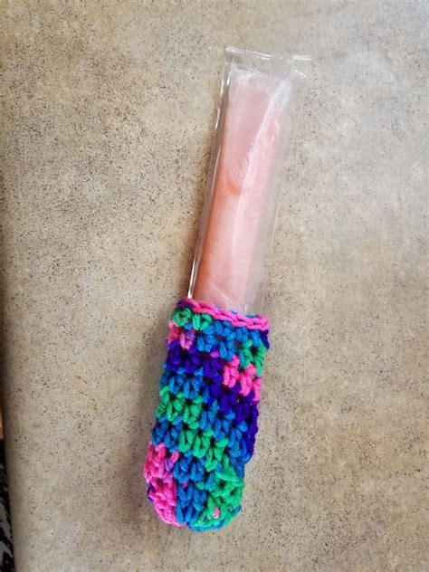 Crochet Popsicle Holder Free Pattern