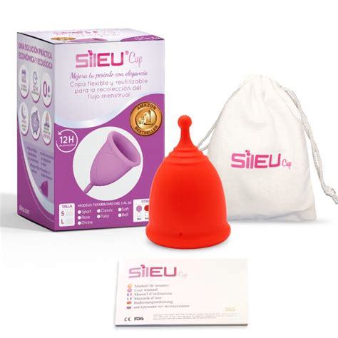 Divine Rojo Sileu Cup Copas Menstruales Y Accesorios