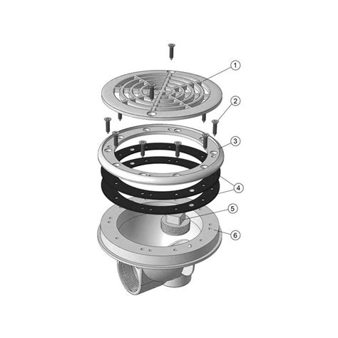 Pi Ces D Tach Es Bonde De Fond Weltico Grille Piscines Liner