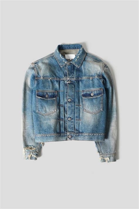 Maison Margiela Veste En Jean DÉlavÉ Indigo Clair Le Labo Store