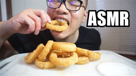 Crunchy Asmr Onion Rings Youtube