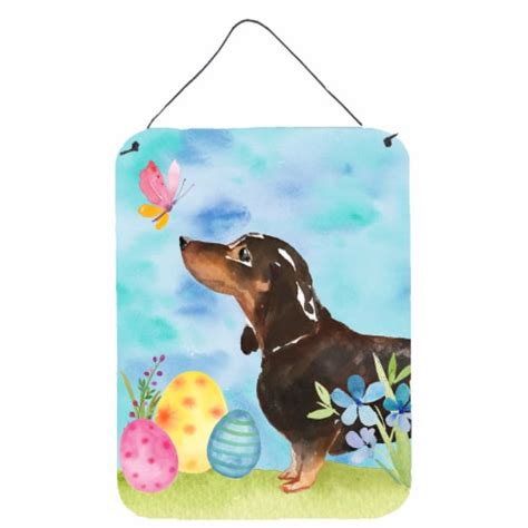 Carolines Treasures Bb Ds Black And Tan Dachshund Easter Wall Or