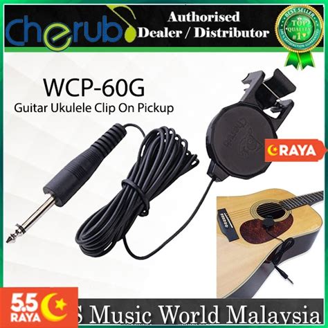 J X CHERUB WCP 60G Professional Plug And Play Guitar Ukulele Sound Hole