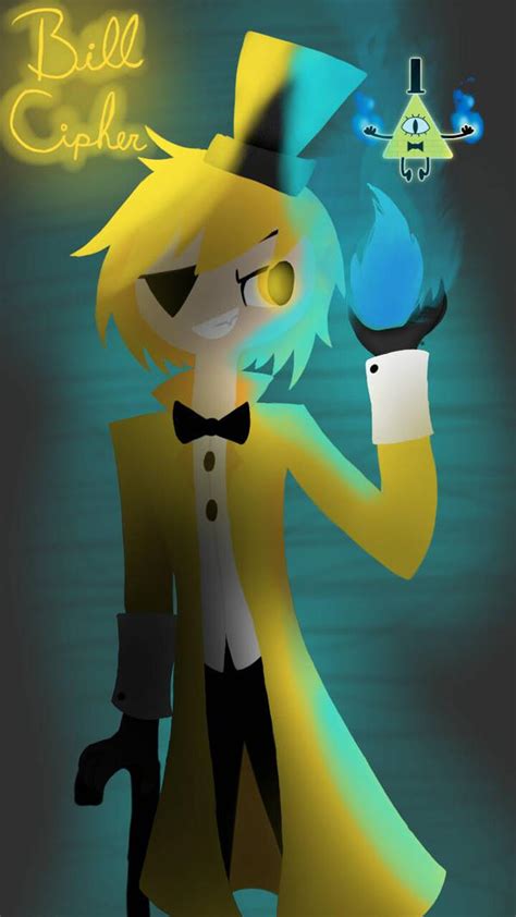 Bill Cipher Human By Lanizzy On Deviantart