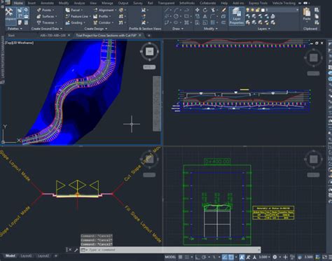 Create Road Alignments Survey Drawings Plan And Profiles In Autocad