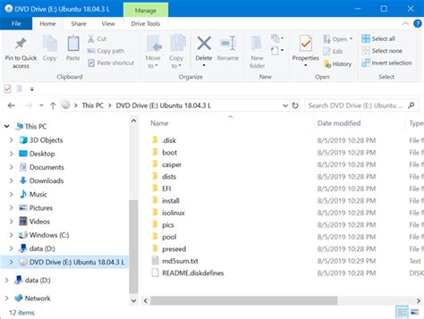 Cómo abrir montar o expulsar desmontar archivos ISO en Windows 10