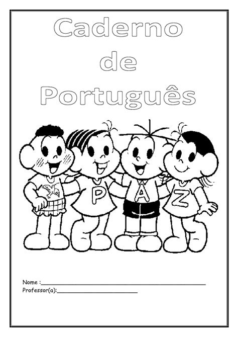 Educar X Capas Para Caderno De Português