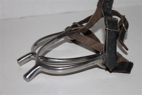 Vintage English Riding spurs Equestrian Spurs with Cow by riverjim, $48.00 Spur Straps, English ...