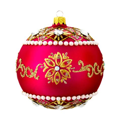 Golden Flower Pink Garden Christmas Bauble Joyland Factory