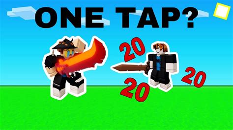 Using One Tap After The Combat Changes Update Roblox Bedwars Youtube