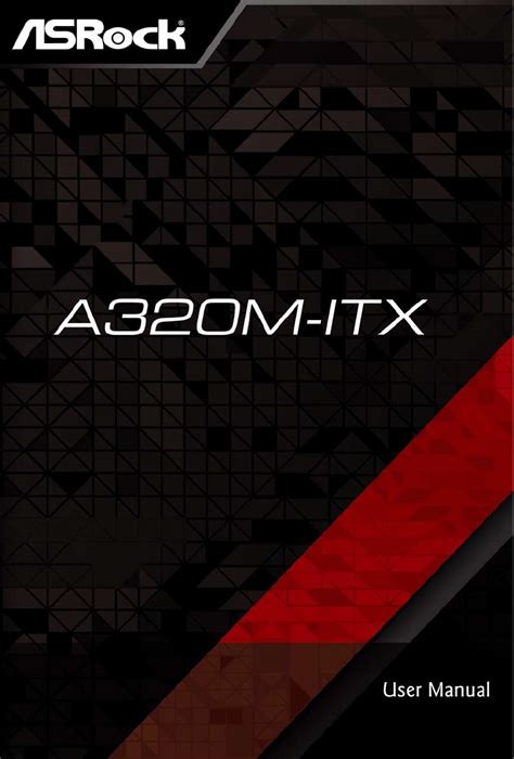 Bedienungsanleitung Asrock A320M-ITX (75 Seiten)