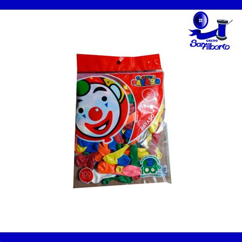 Bolsa De Globos Colores Surtidos No 5