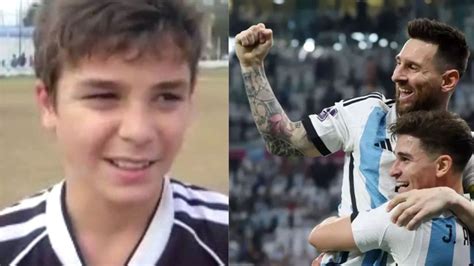 [vÍdeo] Julián Álvarez Siempre Soñó Jugar Un Mundial Junto A Messi