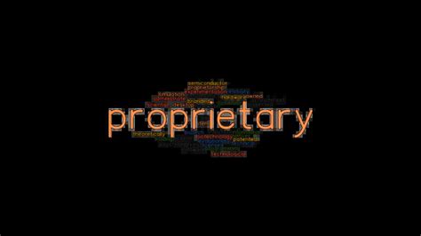 Proprietary Synonyms And Related Words What Is Another Word For