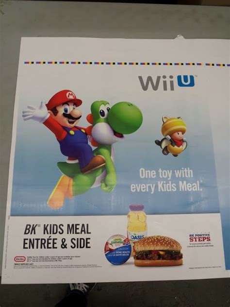 First Wii U Burger King Toy Promotion Spotted My Nintendo News