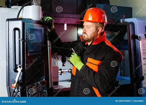 Mechanical Technician Operative Of Cnc Milling Cutting Machine Center