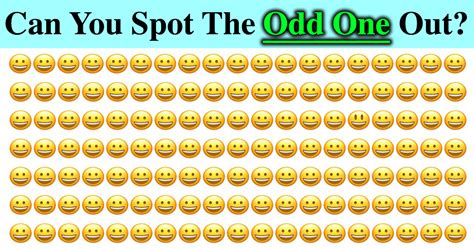 Can you spot the odd one out?