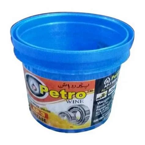 Blue Plastic Grease Buckets Size 500gm At Rs 8 Piece In New Delhi