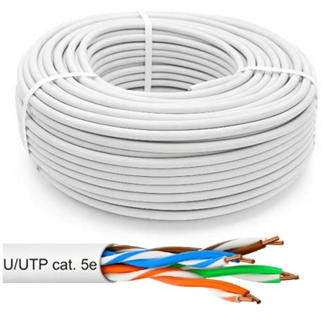 Kabel RJ45 sieciowy LAN przewód SKRĘTKA Ethernet U UTP cat 5e B2ca metr