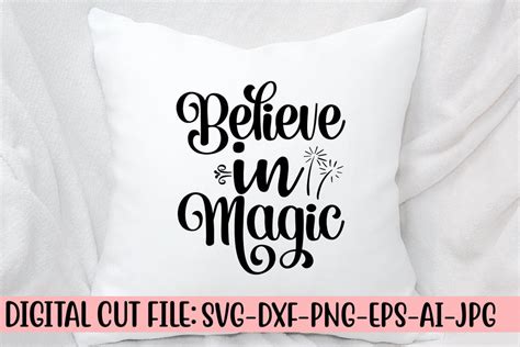 Believe In Magic Svg Cut File So Fontsy