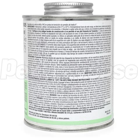 Oatey 30925 16 Oz Medium Abs To Pvc Transition Cement Green Pexuniverse