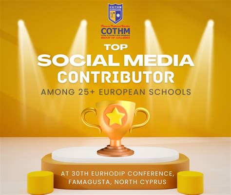 Cothm Receives Prestigious Top Social Media Contributor Award At 30th