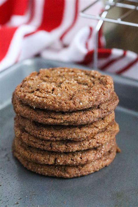 chewy ginger cookies | tasty seasons