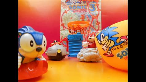 Mcdonald S Sonic The Hedgehog Happy Meal Set Of Toys Video