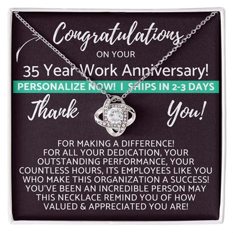 Happy Th Work Anniversary Personalized Year Job Service Etsy