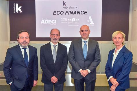 Estrategia Empresarial El programa Kutxabank Eco Finance favorecerá