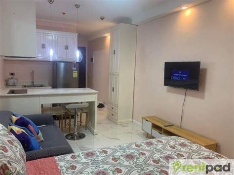 Fully Furnished Studio Unit At The Pearl Place For Rent Fc E