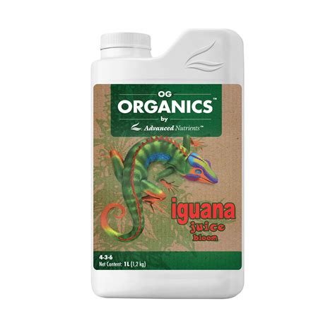 Advanced Nutrients Og Organics Iguana Juice Bloom Indoor Growstore