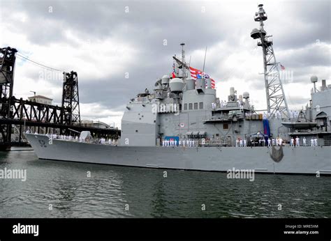 Portland Ore June The Ticonderoga Class Guided Missile