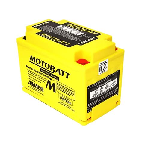 Motobatt QuadFlex MBTX9U 10 5 Ah YT12A BS YTX9 BS YTZ12S