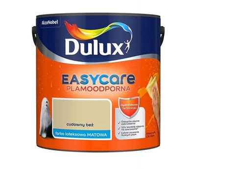 Farba Lateksowa Dulux Easy Care Cudowny Be L Erli Pl