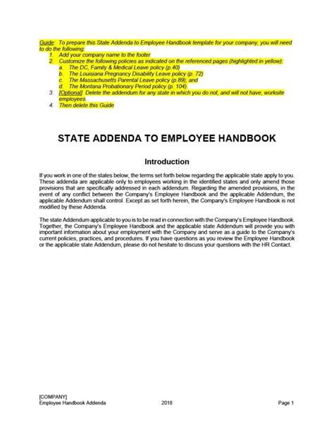 42 Best Employee Handbook Templates And Examples Templatelab