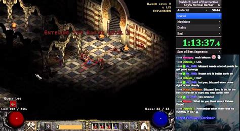 Diablo 2 LoD Any RTA Speedrun Barbarian 2 58 32 1 2 YouTube