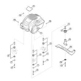 Engine Blade Assembly For Stihl Rm Vr Petrol Mowers L S Engineers