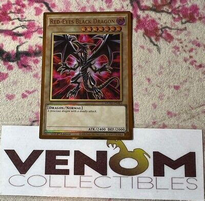 X M Nm Red Eyes Black Dragon Mged En Gold Rare St